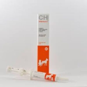 CHEMICAL IBERICA Vitamina C, supliment multivitamine câini, suspensie orală CHEMICAL IBERICA Vitamina C, XS-XL, supliment multivitamine câini și pisici, seringă gradată, 15ml suspensie orală