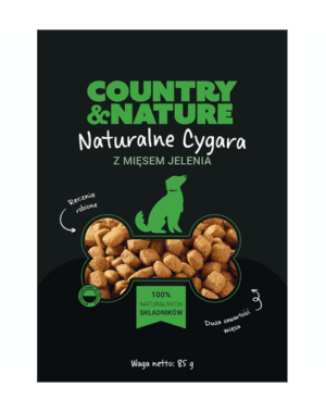 COUNTRY&NATURE snacks pentru caini 20×85 g cu cerb
