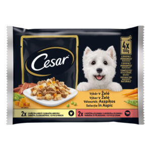 Cesar Plic Pui Vita In Aspic 4 X 100 g