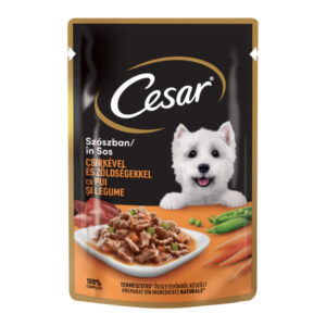 Cesar Plic Pui si Legume in sos 100 g