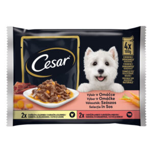 Cesar Plic Selectii in Sos 4×100 g