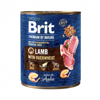 Conserva Brit, hrana umeda pentru caini, Miel si Hrisca, 800 gr
