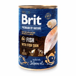 Conserva Brit, hrana umeda pentru caini, peste, 400 gr
