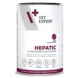 Conserva dietetica pentru caini 4T Hepatic VetExpert 400 gr