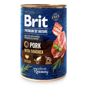 Conserva pentru caini Brit Premium cu porc 400 gr