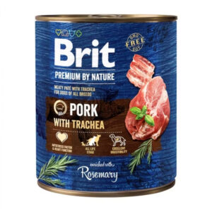 Conserva pentru caini Brit Premium cu porc 800 gr