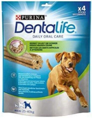 DENTALIFE Recompense pentru câini de talie mare, 4 batoane, 142g