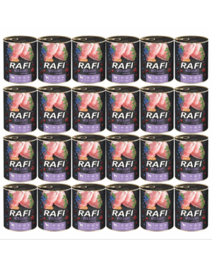 DOLINA NOTECI RAFI Hrana pentru caini cu iepure 24x400g