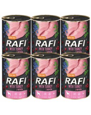 DOLINA NOTECI RAFI Turkey hrana umeda caini, din curcan 6×400 g