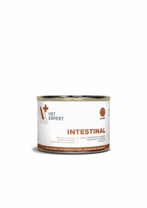 Hrana dietetica umeda pentru catei Vet Expert Intestinal, 200 g