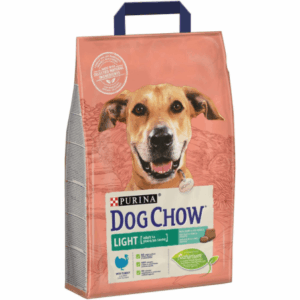 Dog Chow Adult Light, hrana uscata pentru caini, Curcan, 2.5 kg