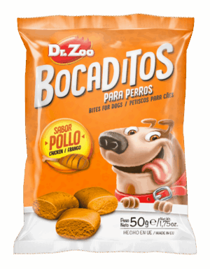 Dr Zoo Bocaditos, recompense caini, Pui, 50 g