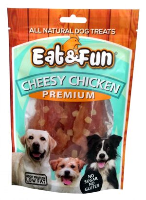 Eat&Fun Recompense Caini Cheesy Chicken 100 G