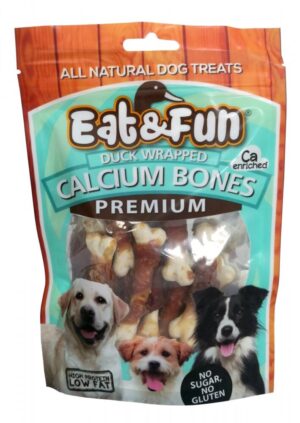 Eat&Fun Recompense Caini Duck Calcium Bone 100 G