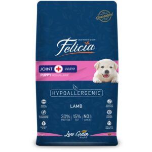 FELICIA Joint Care Puppy Medium & Large, M-XL, Miel, hrană uscată conținut redus cereale câini junior, sistem articular, 15kg