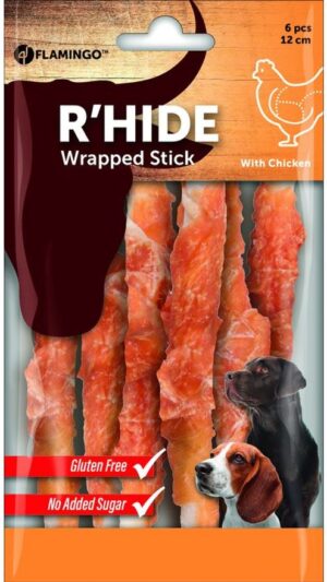 FLAMINGO Chick’n Wrapped Sticks Recompense pentru câini, cu Pui şi Vită 70g
