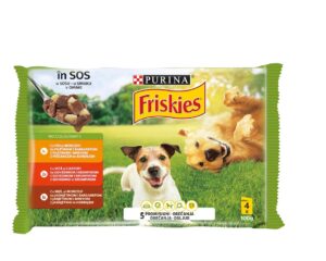 Friskies Dog Plic Vita&Pui&Miel 4X100 g