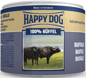 HAPPY DOG Conservă pentru câini Bivol