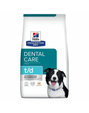 HILL’S Prescription Diet Canine t/d 4 kg Hrana caini,pentru sustinerea sanatatii orale