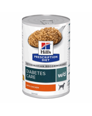 HILL’S Prescription Diet Canine w/d Diabetes Care Hrana umeda caini diabetici, cu pui 370 g