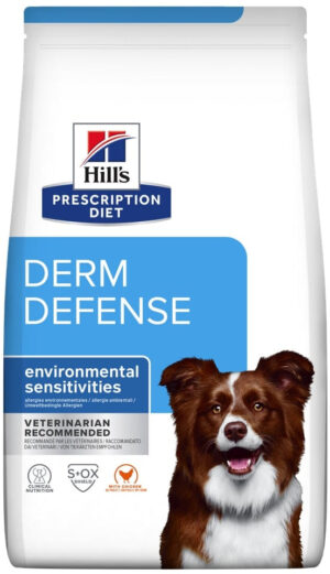 HILL’s PD CANINE Hrană uscată Derm Defense pentru afecţiuni dermatologice