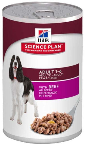 HILL’s SP Conservă hrană umedă pentru câini Adult, Vită 370g