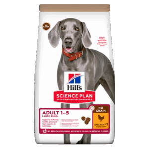 Hill’s Science Plan Canine Adult No Grain Large Breed Chicken, 14 kg