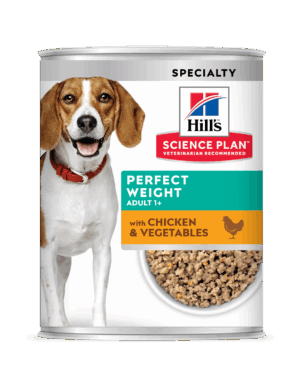 Hill’s Science Plan Canine Adult Perfect Weight Chicken and Vegetables, 363 g