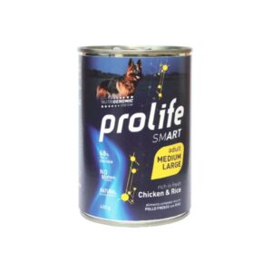 Hrana Umeda Pentru Caini Premium Prolife Dog Adult Smart Medium/large Pui∨ez Cv 400 G
