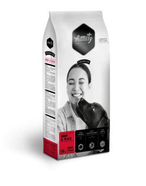 Hrana Uscata Caini, Amity Premium Dogs, Vita si Orez, 15 kg