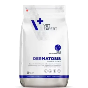 Hrana dietetica pentru caini Vetexpert 4T Dermatosis cu iepure 2 kg