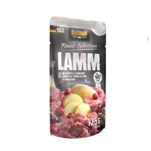 Hrana umeda pentru caini Belcando cu miel,cartofi merisoare 125 gr