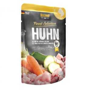 Hrana umeda pentru caini Belcando cu pui, orez morcov 300 gr