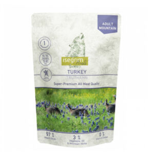 Hrana umeda pentru caini Isegrim Adult cu curcan 410 gr
