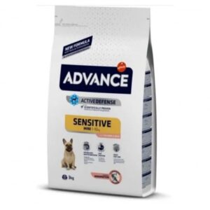 Hrana uscata pentru caini Advance Mini Sensitive cu somon 3 kg