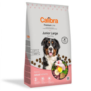 Hrana uscata pentru caini Calibra Premium Line Junior Large cu pui 12 kg