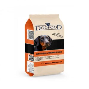 Hrana uscata pentru caini Dog Food cu vita ficat 10 kg