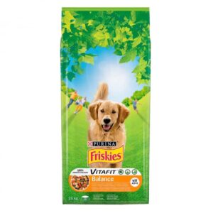 Hrana uscata pentru caini Friskies Balance cu pui legume 15 kg