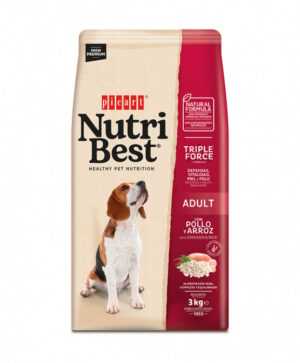 Hrana uscata pentru caini Nutribest Adult cu Pui si Orez, 3 kg