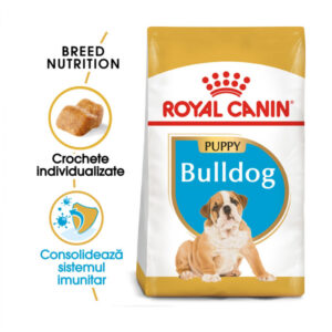 Hrana uscata pentru caini Royal Canin Bulldog Puppy 3 kg