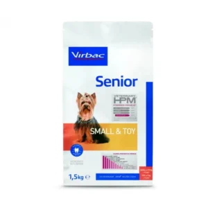 Hrana uscata pentru caini Virbac HPM Senior Small Toy 1,5 kg