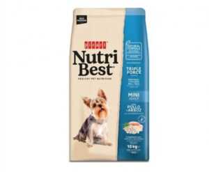 Hrana uscata pentru caini talie mica Nutribest Adult Mini, Pui si Orez, 10 kg