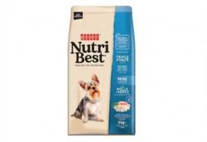 Hrana uscata pentru caini talie mica Nutribest Adult Mini, Pui si Orez, 3 kg