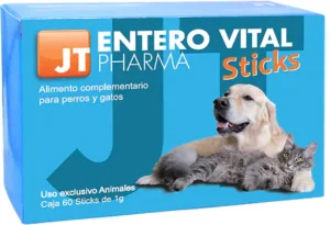 JT Entero Vital Suport Digestiv pentru Caini si Pisici 60 Pliculete