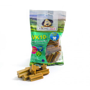 LEOPET Viking Dental Sticks Mini, XS-S, Carne, punguță recompense câini, 200g