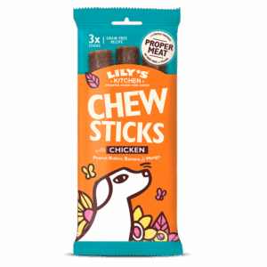 Lily’s Kitchen Chew Sticks With Chicken For Dogs, 3×120 g