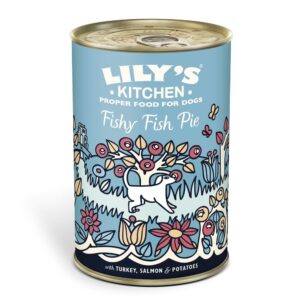 Lily’s Kitchen For Dogs Fishy Fish Pie With Turkey, Salmon & Potatoes, 400 g