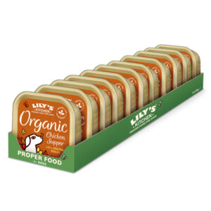 Lily’s Kitchen for Dogs Organic Chicken Supper with a Vegetable Medley 11 x 150 g