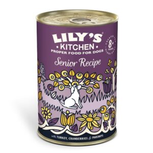 Lily’s Kitchen for Dogs Senior Recipe, Turkey, Cranberries & Vegetables, 400 g