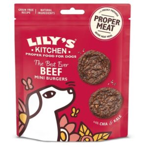 Lily’s Kitchen the Best Ever Beef Mini Burgers Dog Treats, 70 g
